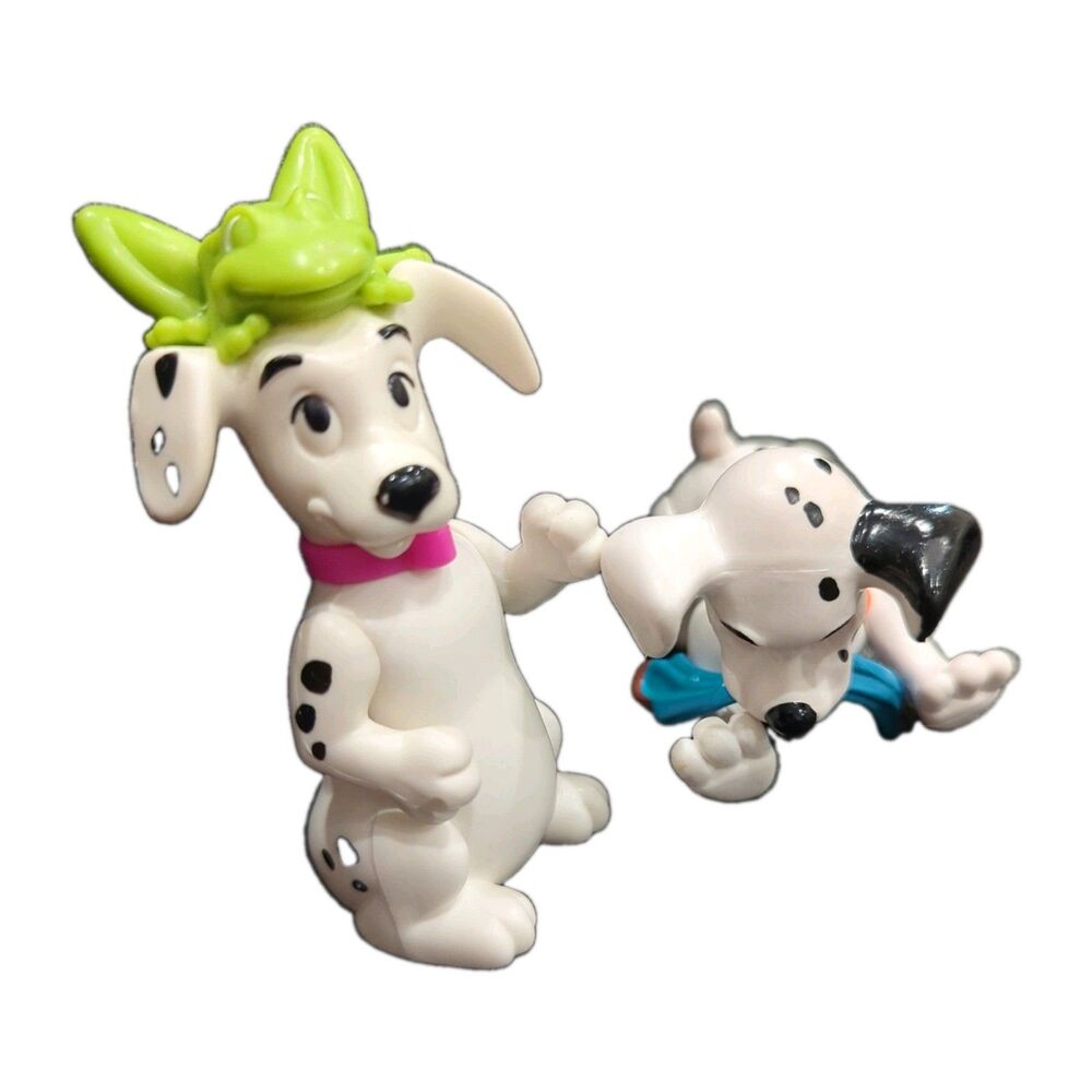 Disney 101 Dalmatians Dalmatian Puppy Figures - Lot of Two